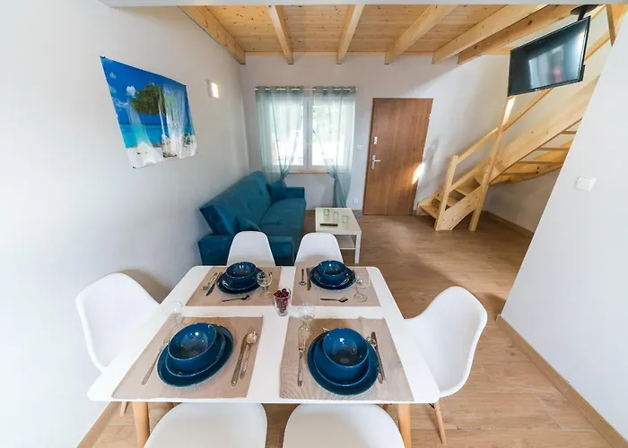 Деревянный коттедж Lawendowe Леба