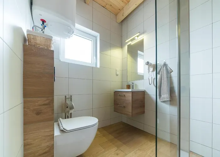 Деревянный коттедж Lawendowe Леба