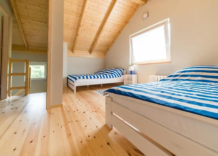 Деревянный коттедж Lawendowe Леба