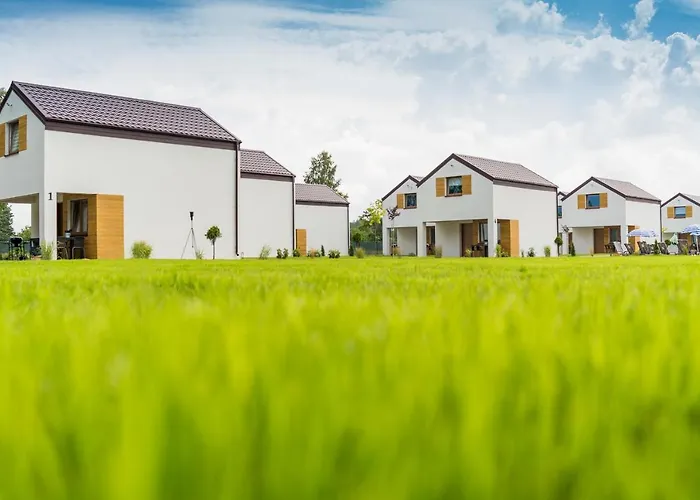 Деревянный коттедж Lawendowe Леба