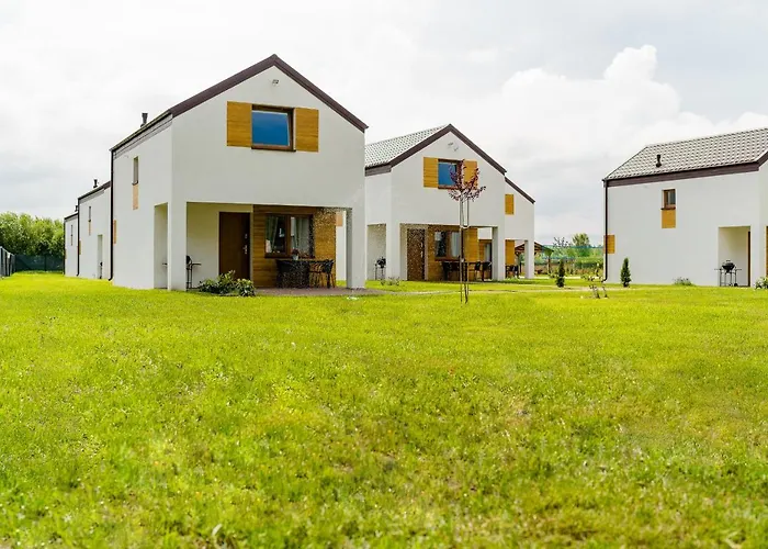 Деревянный коттедж Lawendowe Леба