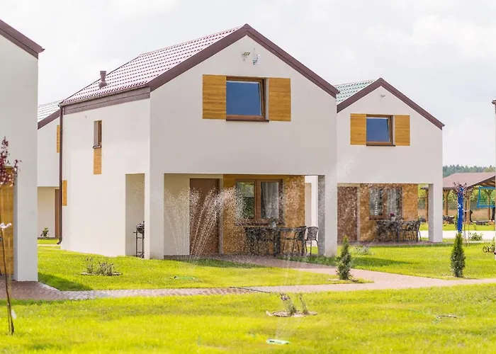 Деревянный коттедж Lawendowe Леба