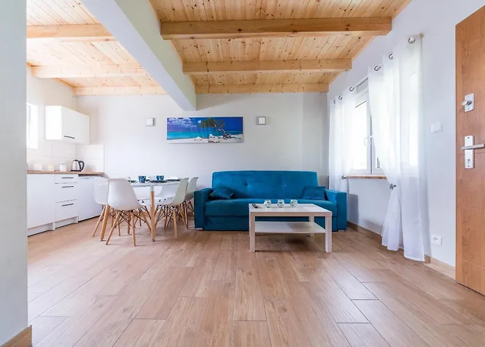 Деревянный коттедж Lawendowe Леба