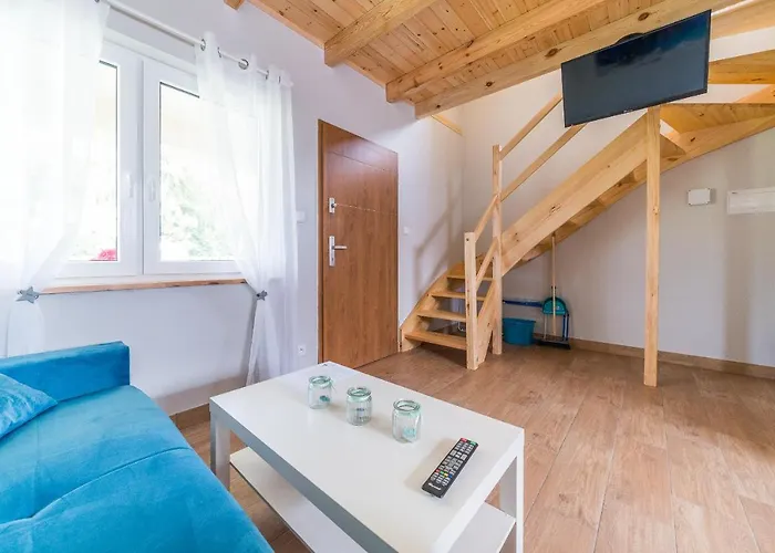 Деревянный коттедж Lawendowe Леба